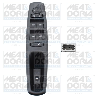 Switch, window regulator